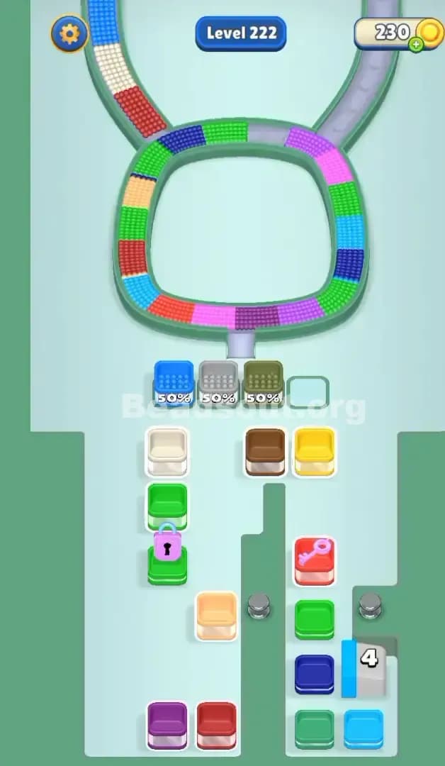 Beads Out Level 222 Solution 1