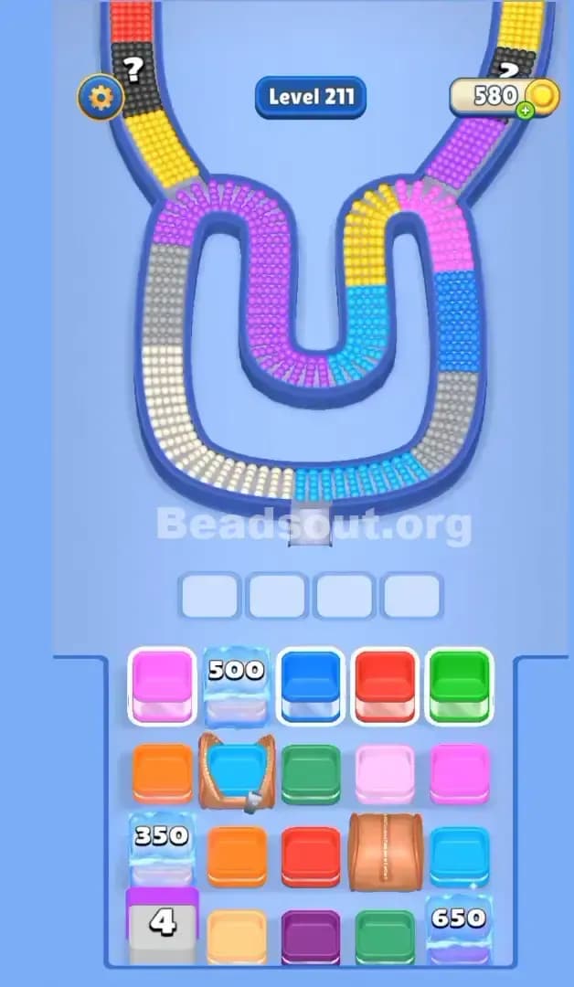 Beads Out Level 211 Gameplay
