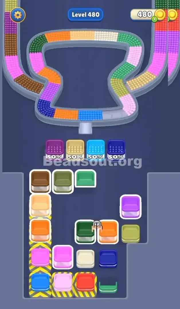 Beads Out Level 480 Solution 1