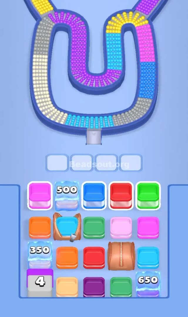 Beads Out Level 284 Gameplay