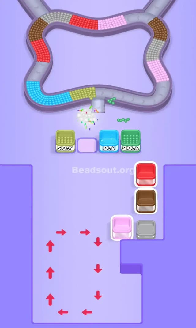 Beads Out Level 684 Solution 3