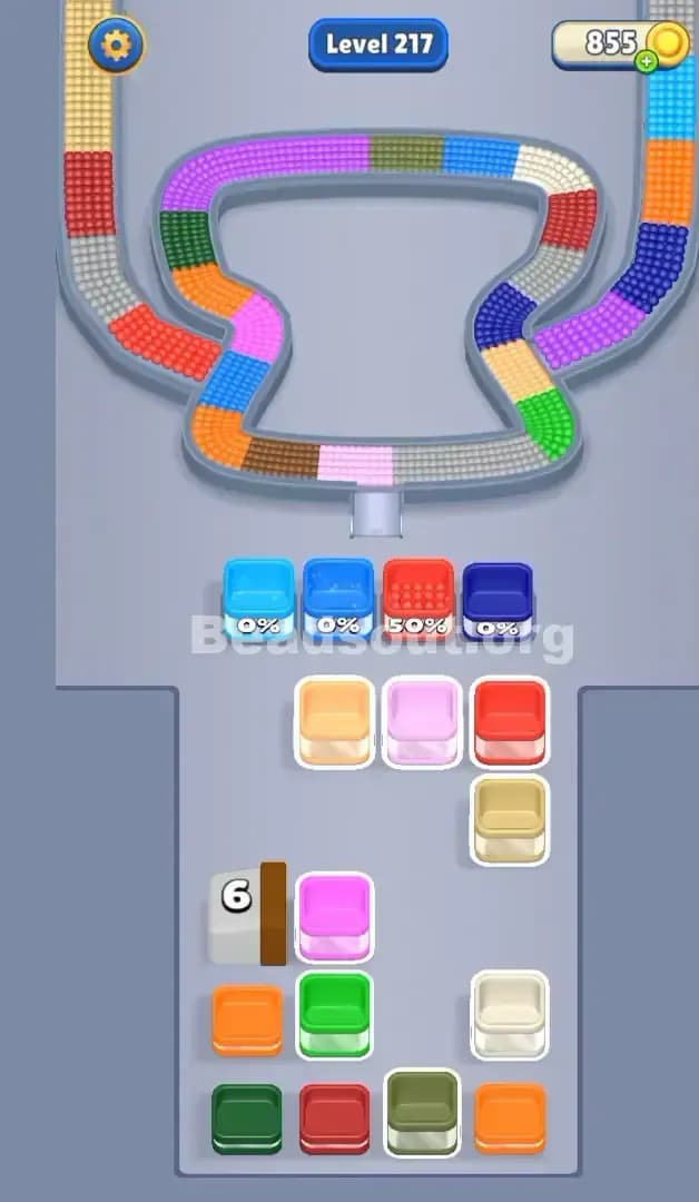 Beads Out Level 217 Solution 1