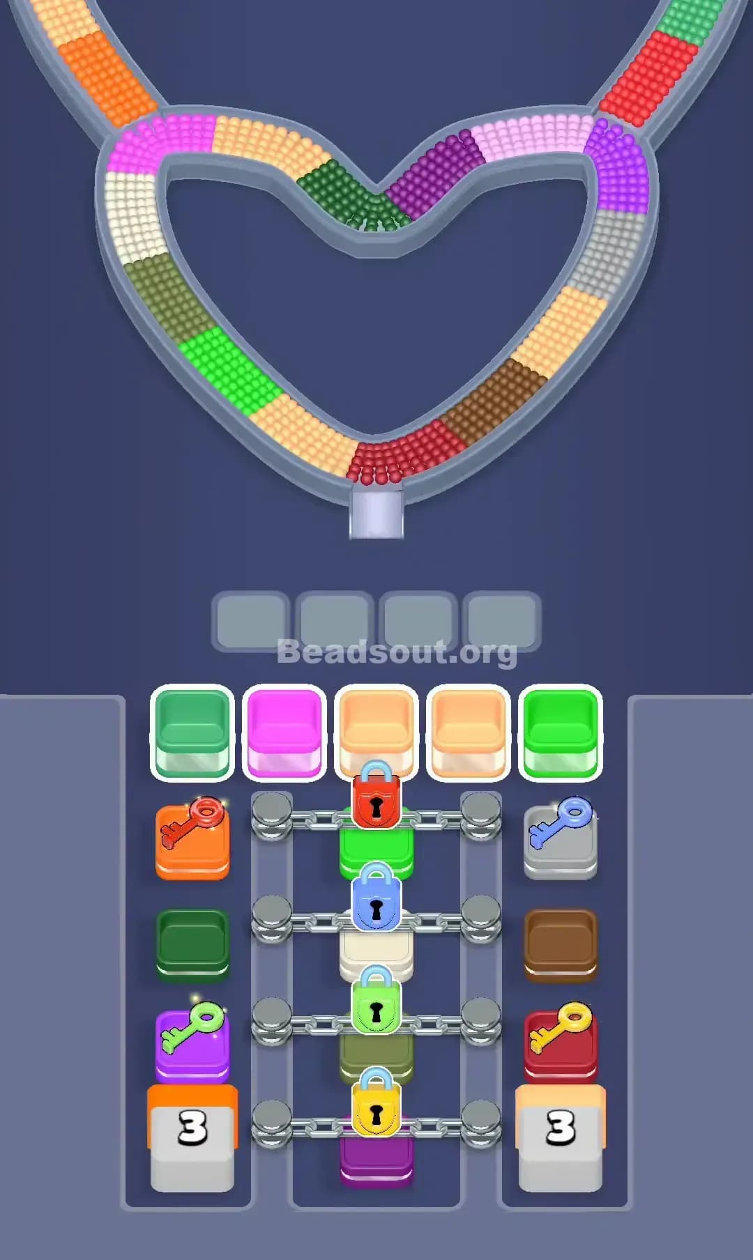 Beads Out Level 874 Screenshot