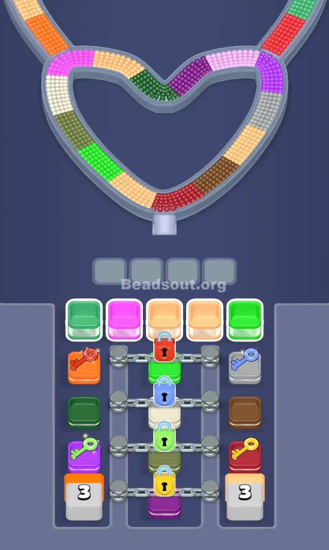 Beads Out Level 874 Gameplay