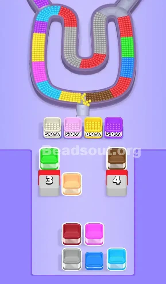 Beads Out Level 100 Solution 2