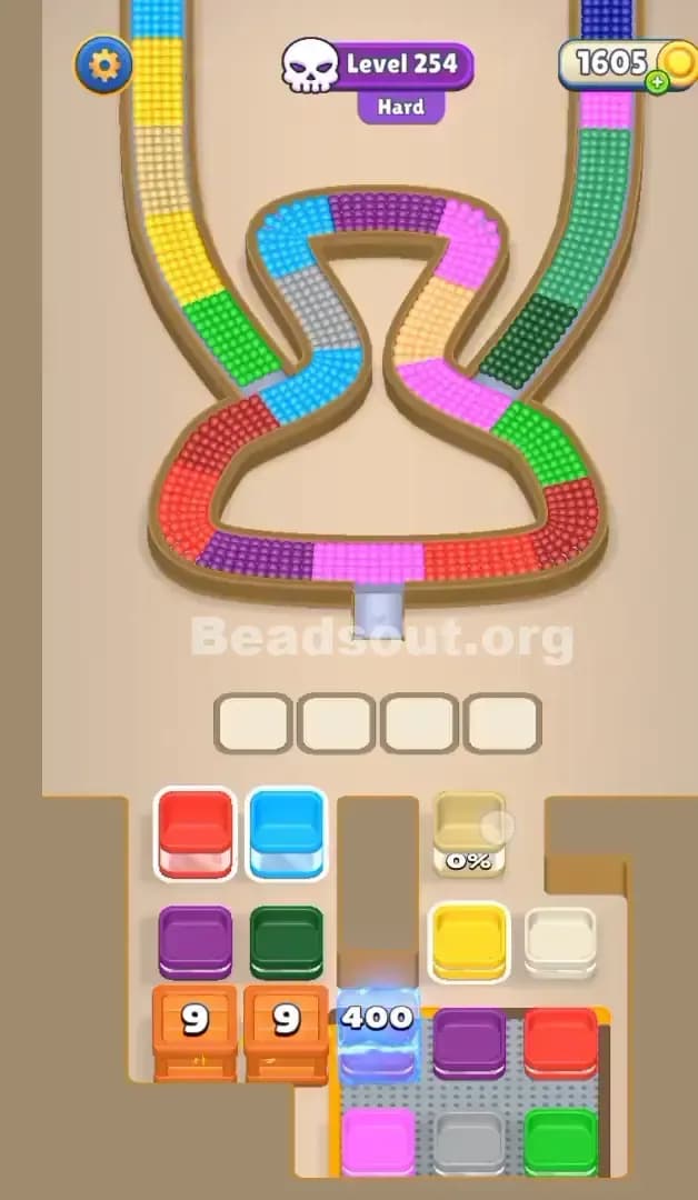 Beads Out Level 254 Screenshot