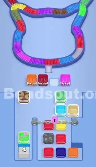 Beads Out Level 207 Solution 2