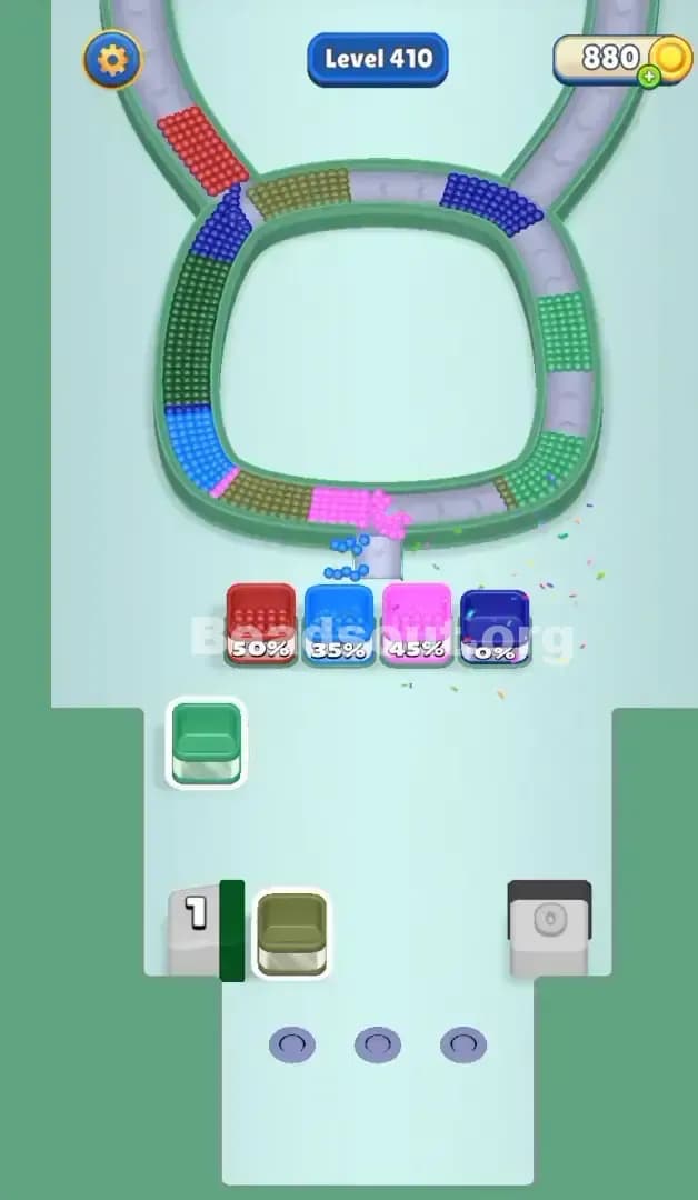 Beads Out Level 410 Solution 3