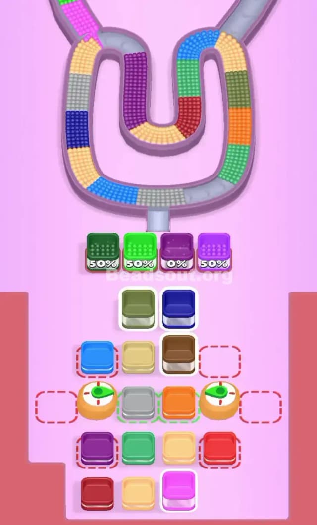 Beads Out Level 610 Solution 2