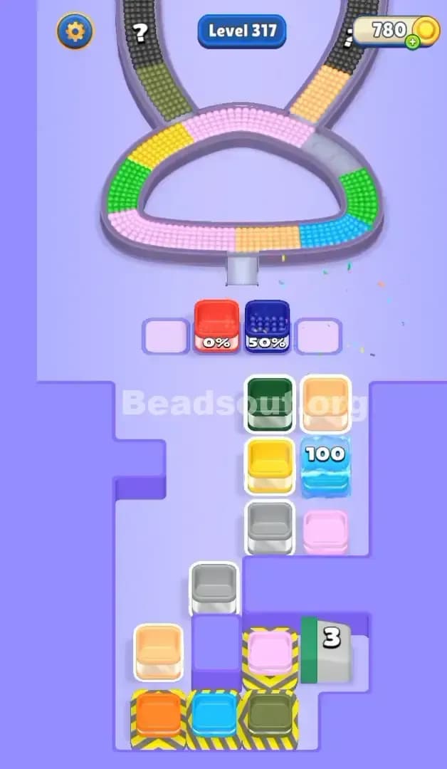 Beads Out Level 317 Solution 1