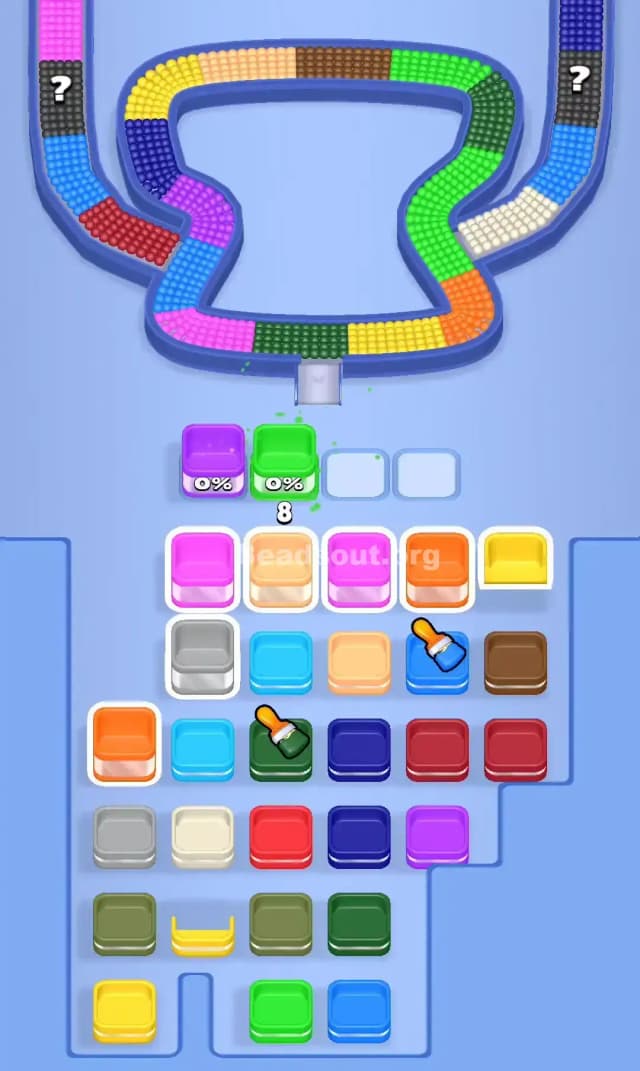 Beads Out Level 730 Gameplay