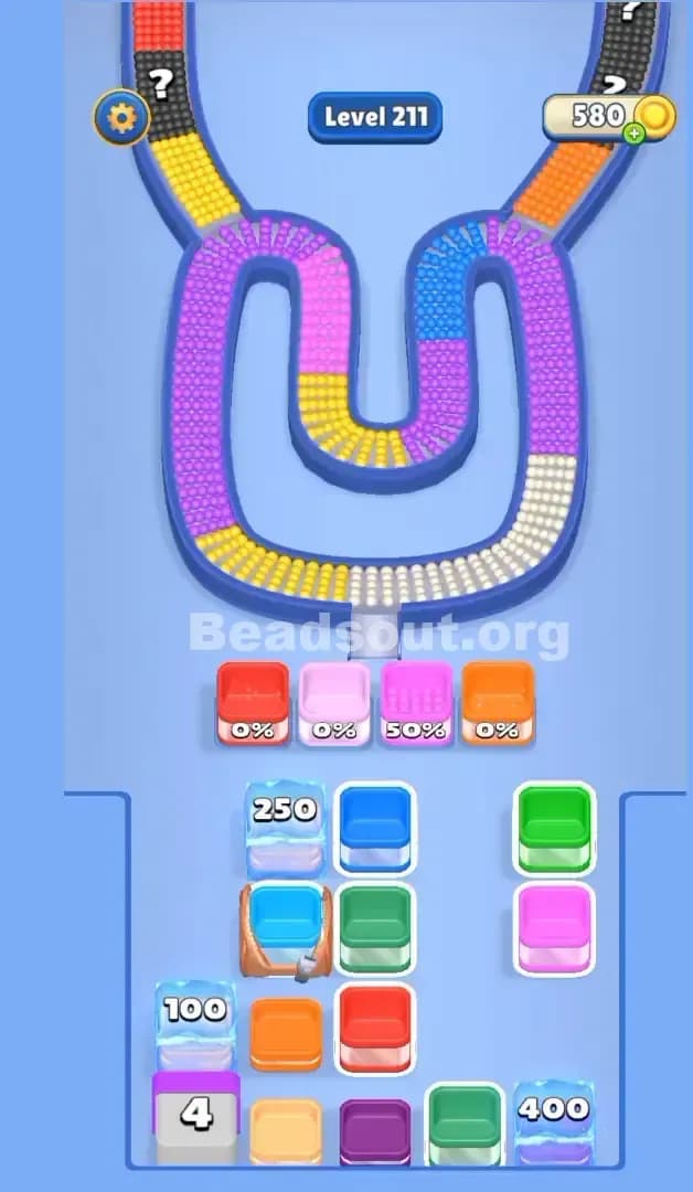 Beads Out Level 211 Solution 1