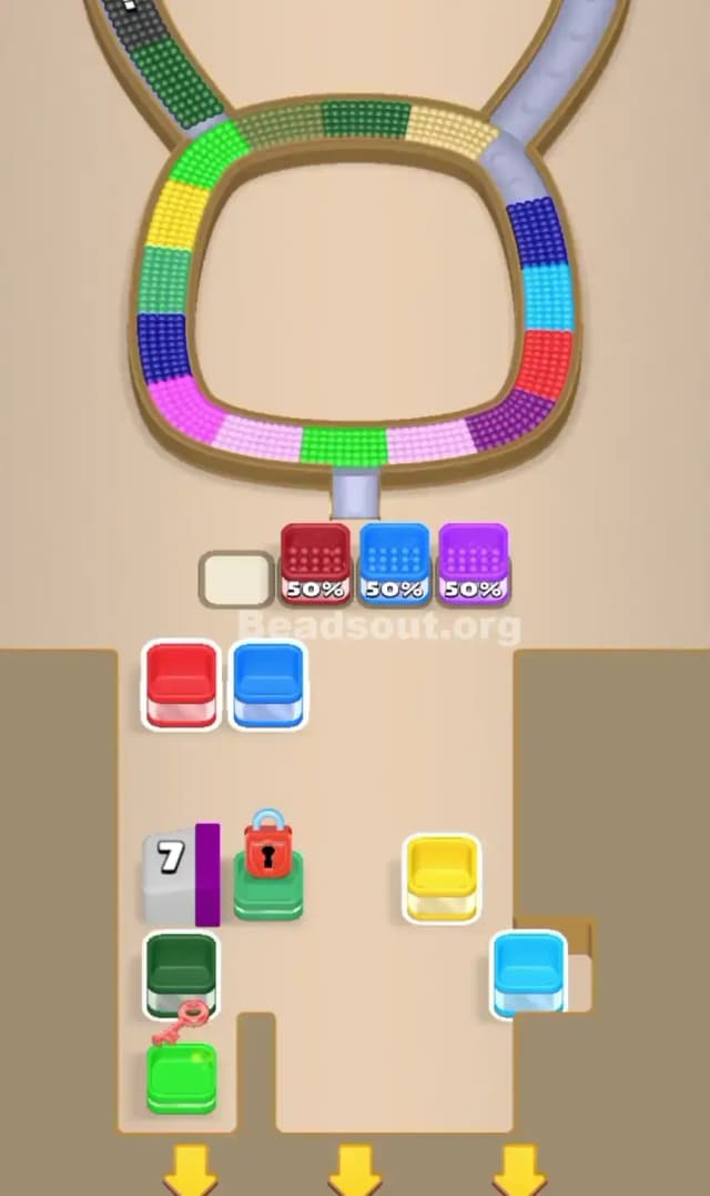 Beads Out Level 405 Solution 2