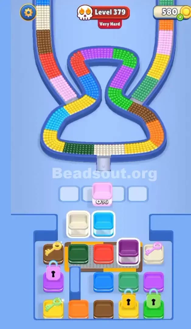 Beads Out Level 379 Gameplay