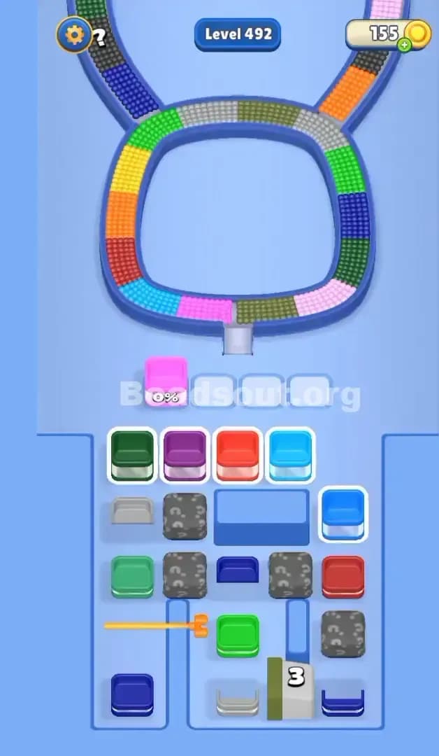 Beads Out Level 492 Screenshot