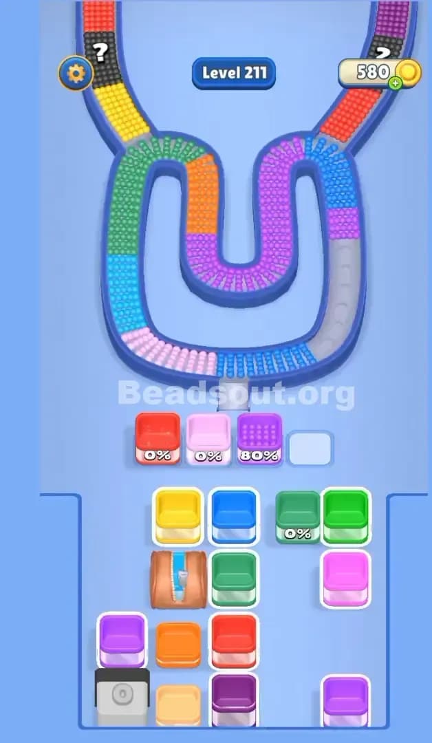 Beads Out Level 211 Solution 2