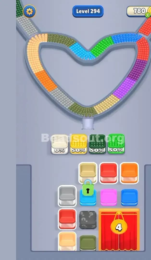 Beads Out Level 294 Solution 1