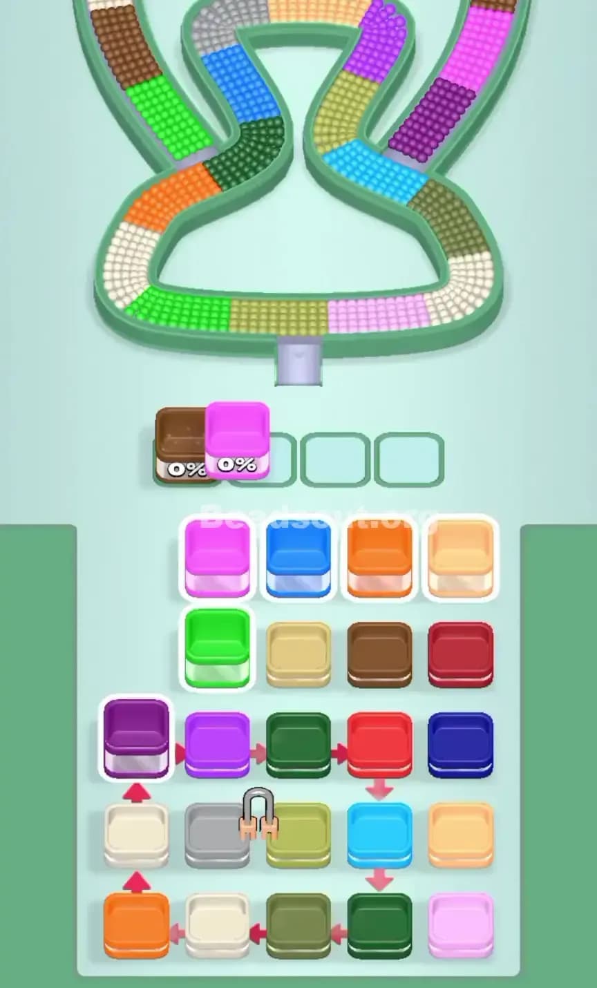 Beads Out Level 654 Screenshot