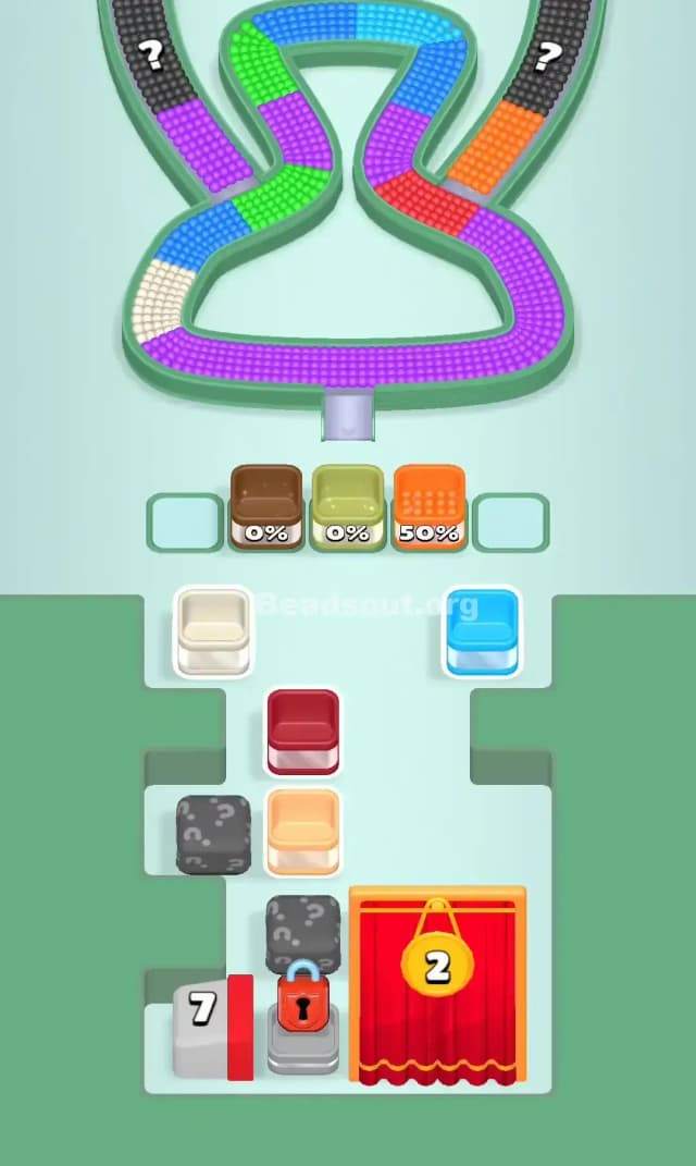 Beads Out Level 870 Solution 1