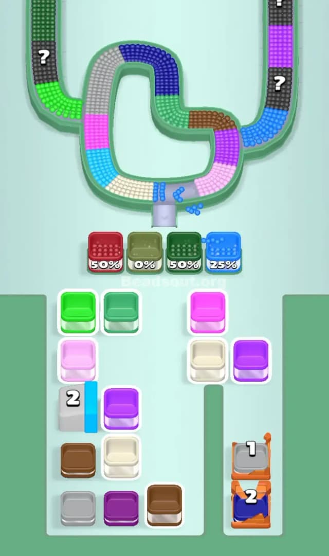 Beads Out Level 444 Solution 1