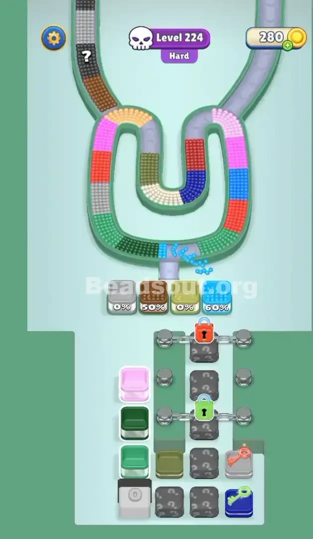 Beads Out Level 224 Solution 2