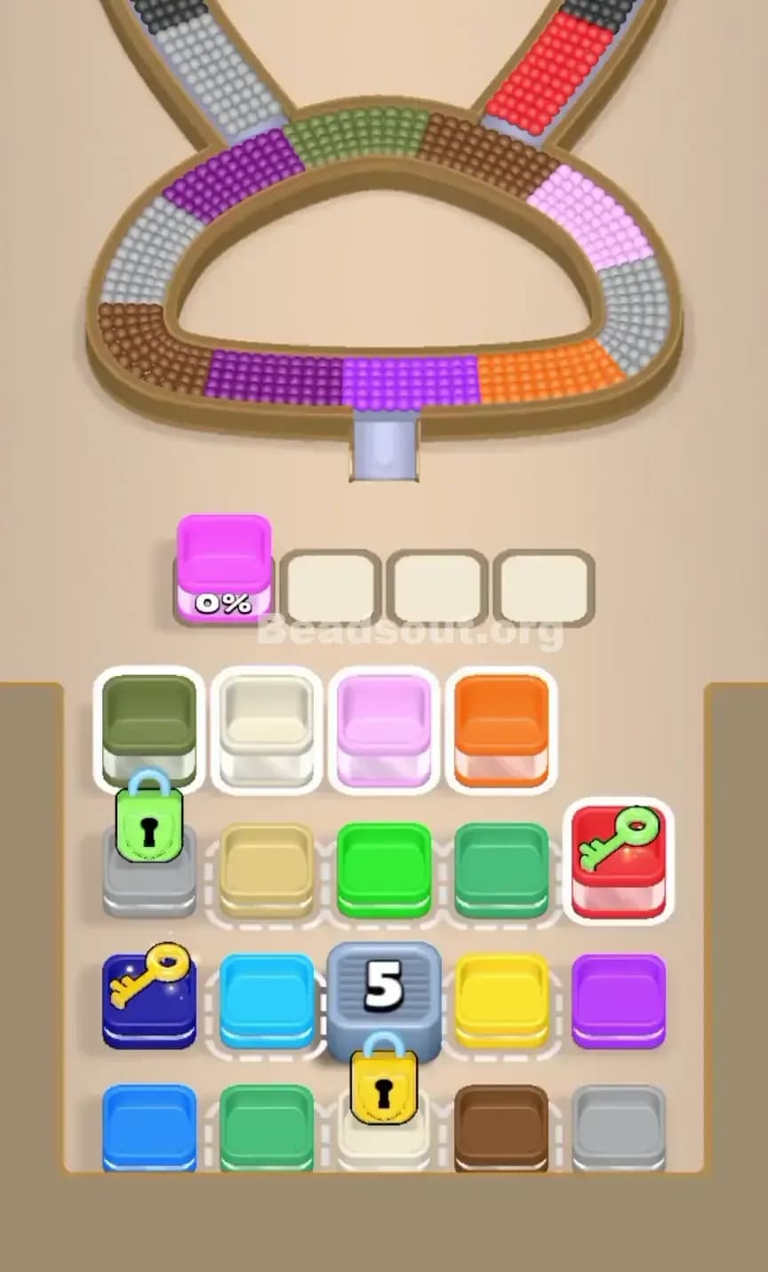 Beads Out Level 656 Screenshot