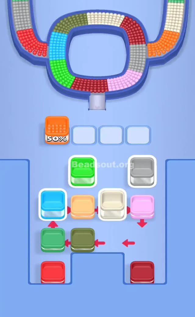 Beads Out Level 650 Solution 1