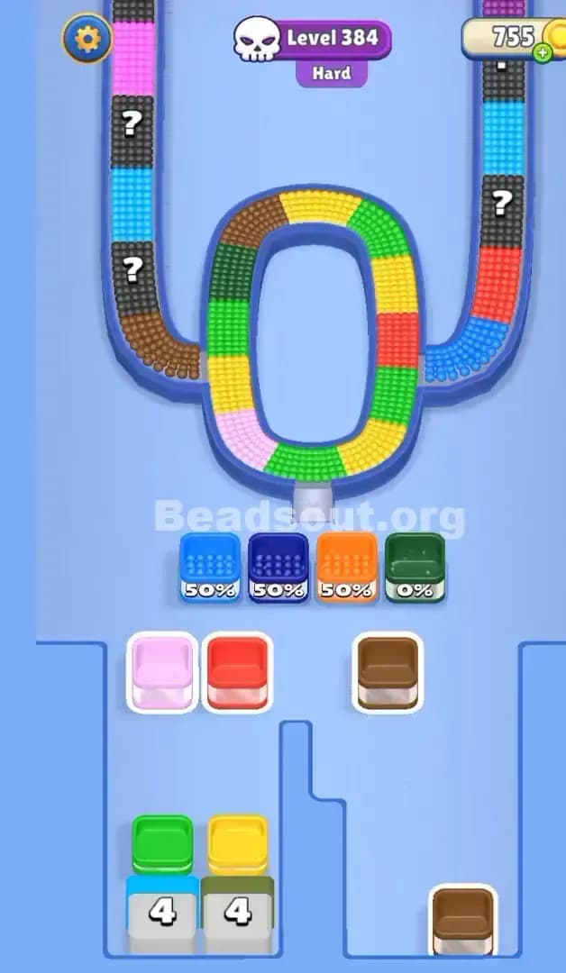 Beads Out Level 384 Solution 1