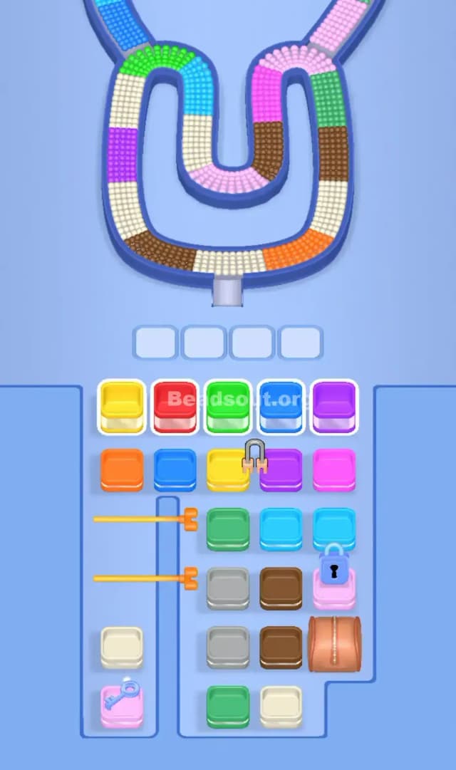 Beads Out Level 136 Gameplay