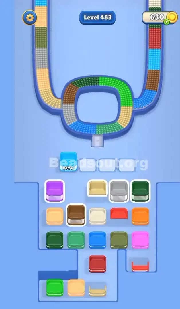 Beads Out Level 483 Gameplay