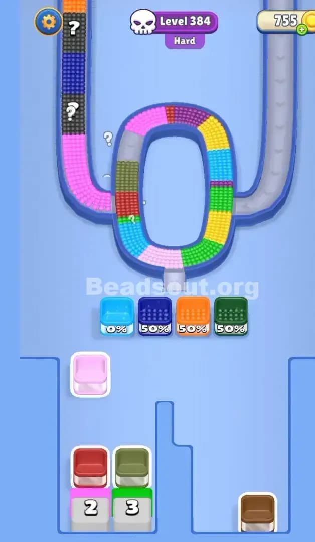 Beads Out Level 384 Solution 2