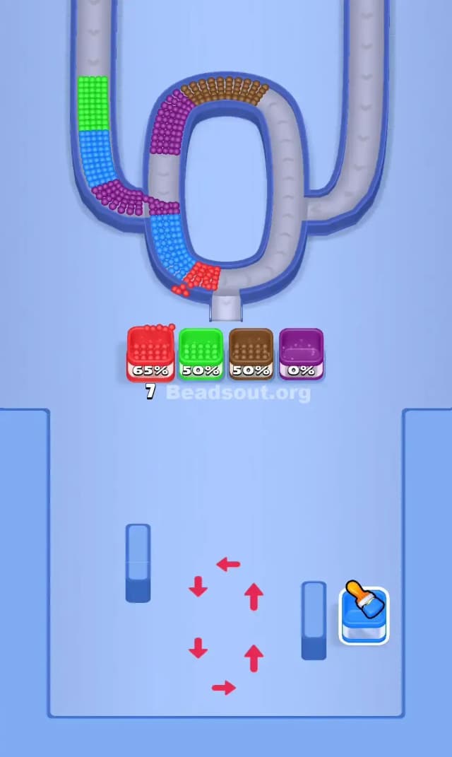 Beads Out Level 712 Solution 3