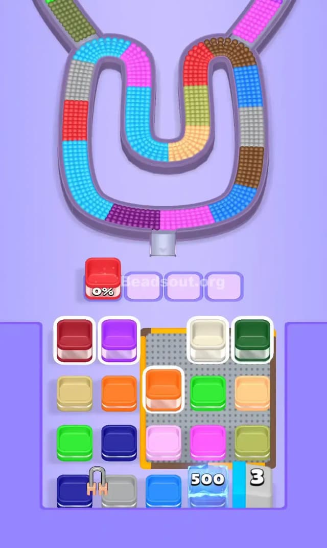 Beads Out Level 877 Gameplay