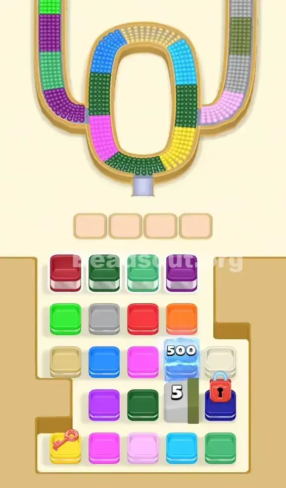 Beads Out Level 122 Gameplay