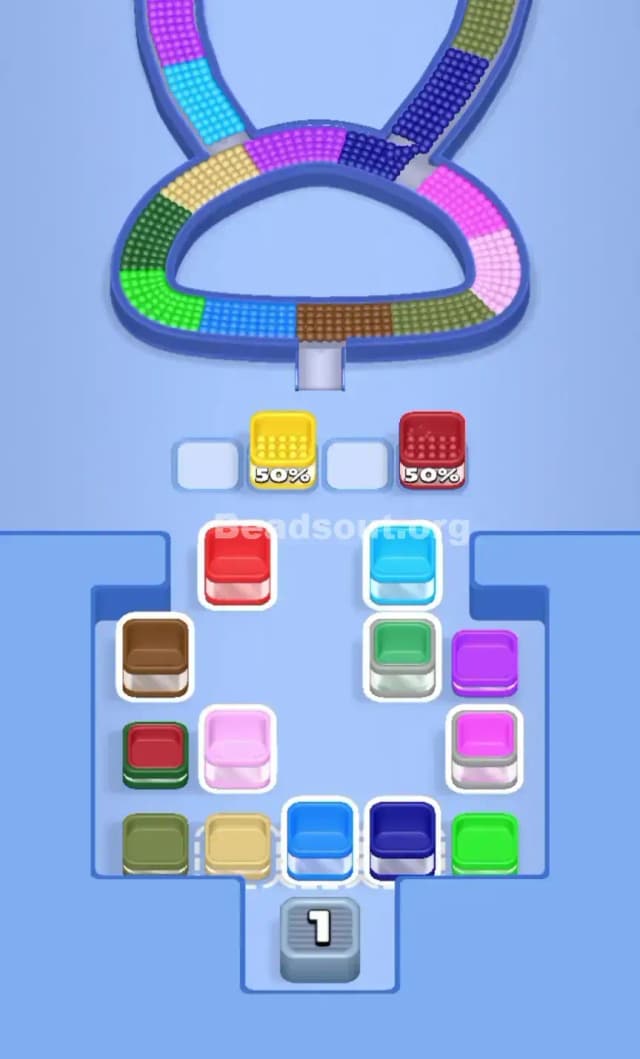 Beads Out Level 624 Solution 1