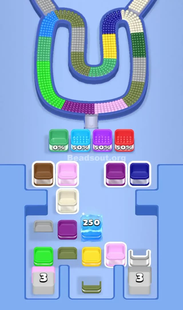 Beads Out Level 485 Solution 1