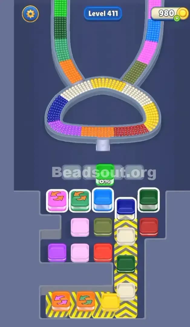 Beads Out Level 411 Gameplay