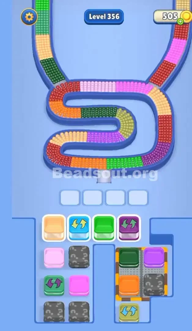 Beads Out Level 356 Gameplay