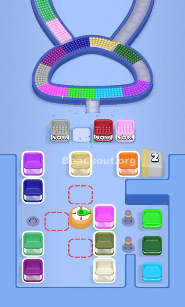 Beads Out Level 640 Solution 2