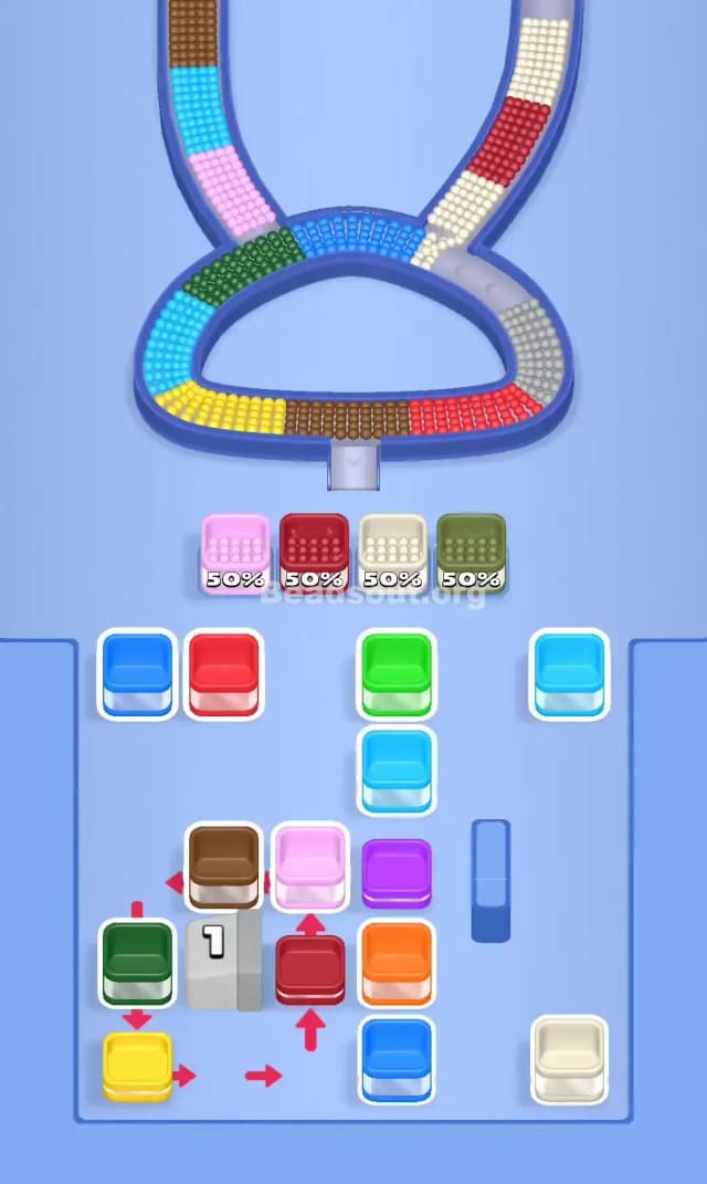 Beads Out Level 743 Solution 2