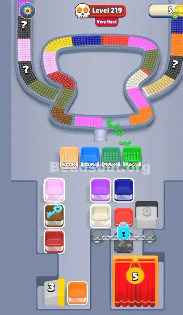 Beads Out Level 219 Solution 1