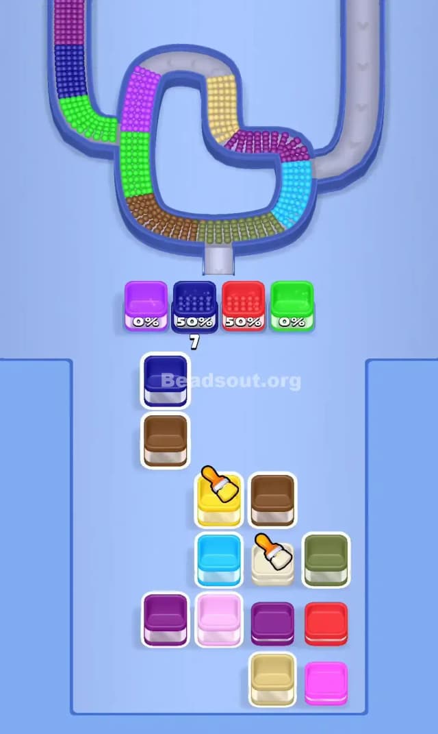 Beads Out Level 722 Solution 2