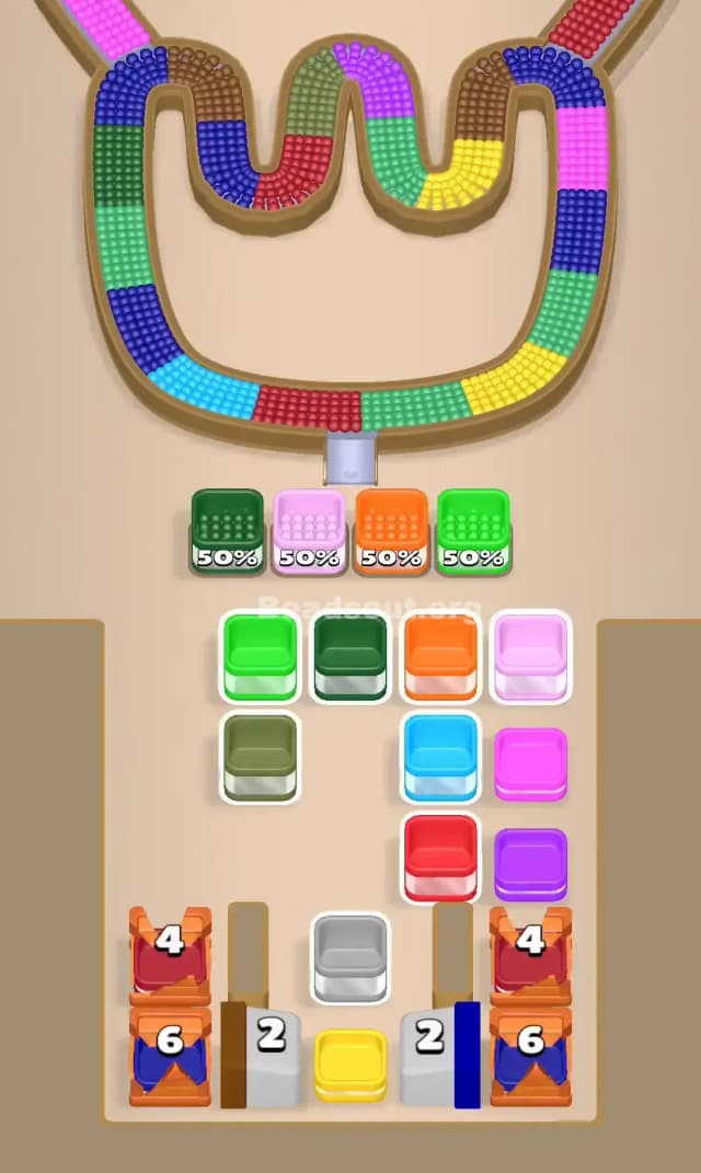 Beads Out Level 822 Solution 1