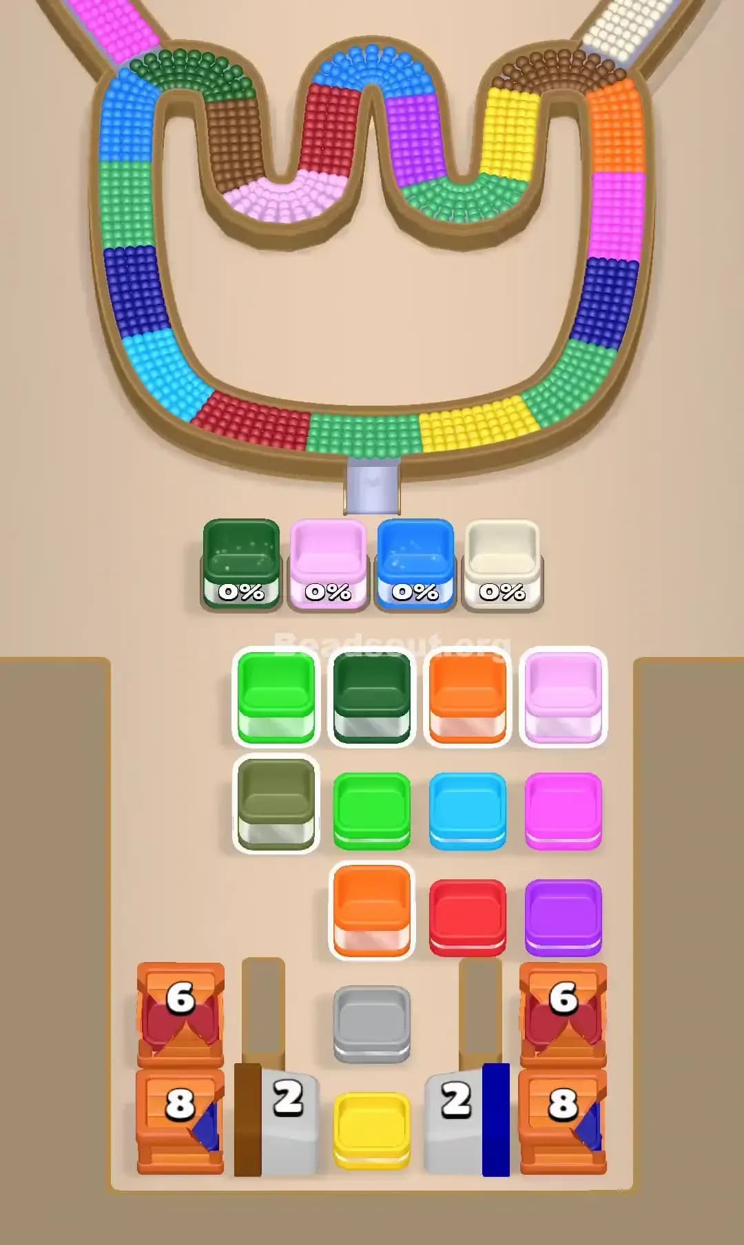 Beads Out Level 822 Screenshot