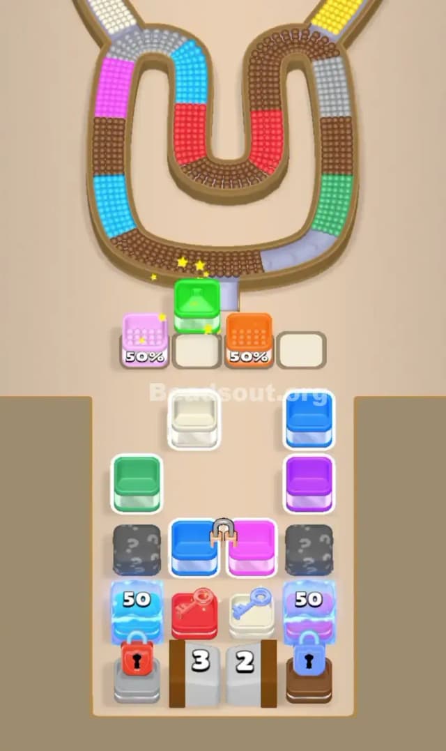 Beads Out Level 90 Solution 1