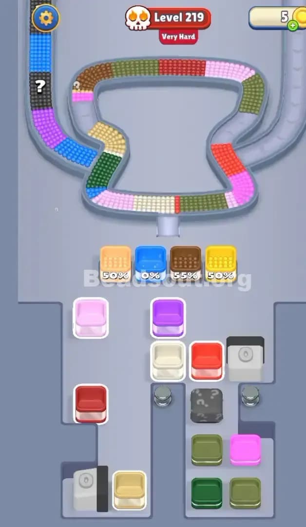 Beads Out Level 219 Solution 2