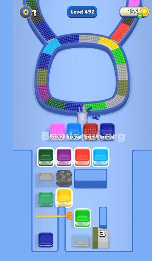 Beads Out Level 492 Solution 1