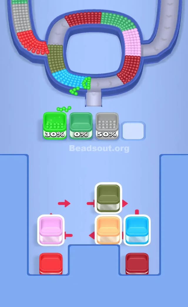 Beads Out Level 650 Solution 2