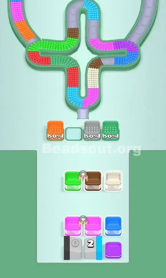 Beads Out Level 51 Solution 2