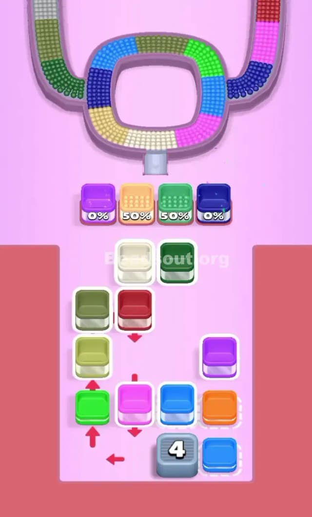 Beads Out Level 678 Solution 1